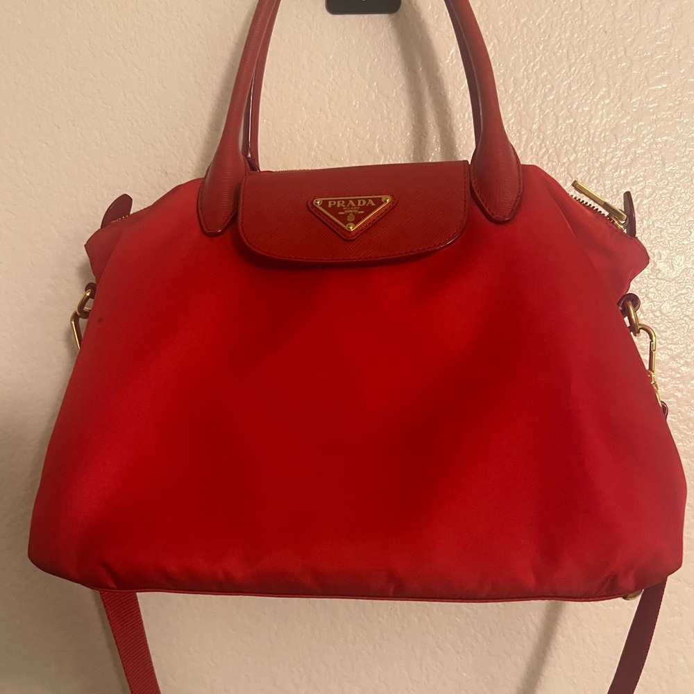 Authentic Prada Nylon Tote Bag